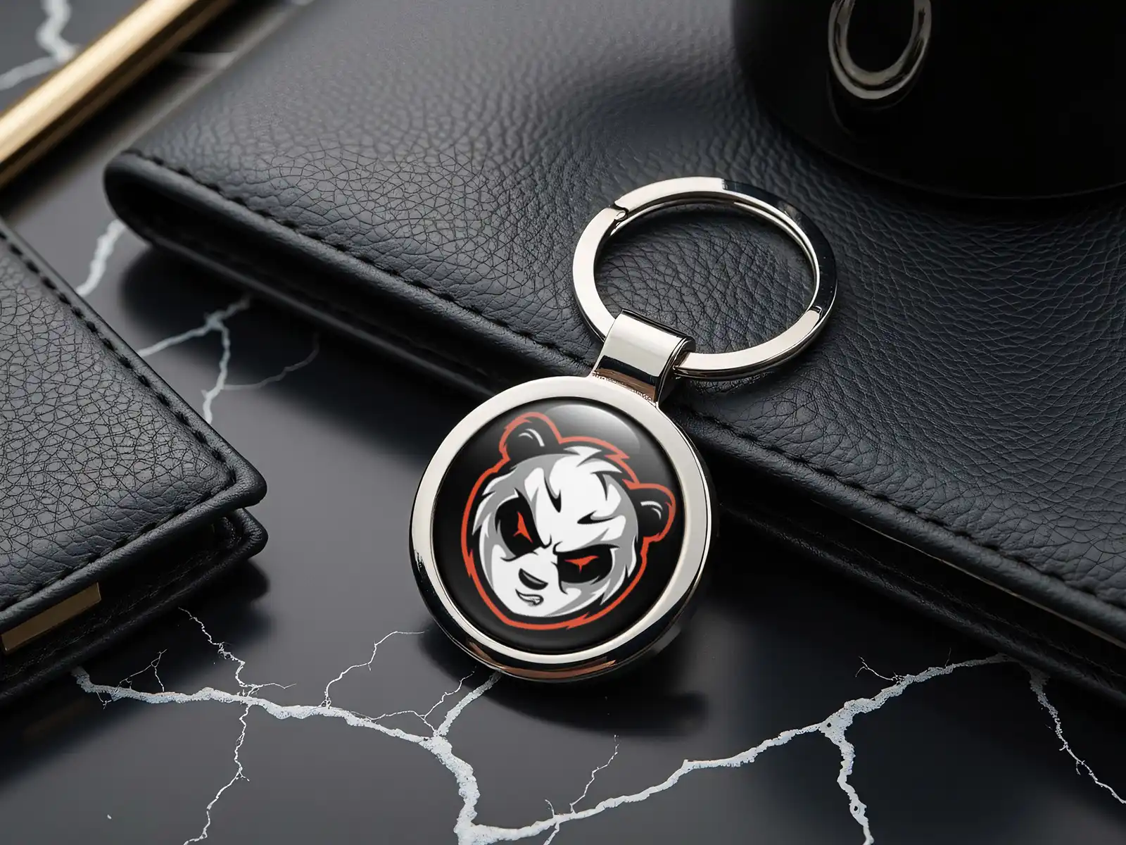 Key Chain Holder Sturdy Metallic Alloy